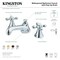 Kingston Brass KS4471AX 8" Widespread Bathroom Faucet, Polished Chrome KS4471AX - alternate 2